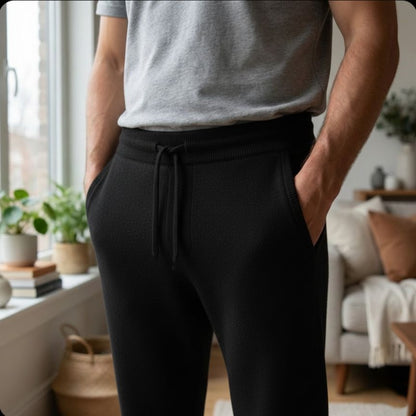 Black Himalayan Cashmere Zenith Jogger