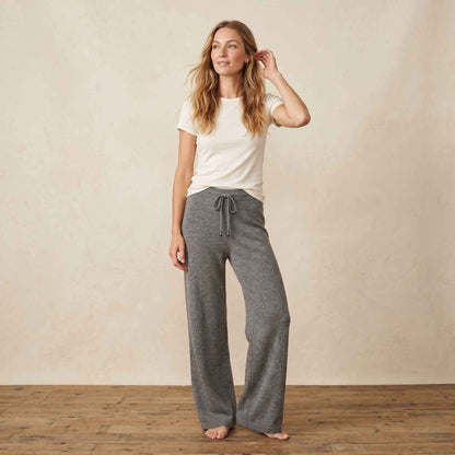 The Zenith Natural Sweatpant Undyed Himalayan Cashmere For Women