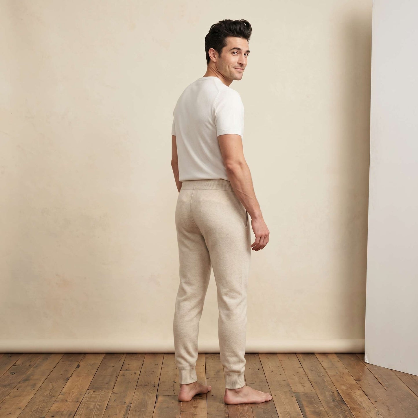 The Zenith Pure Himalayan Cashmere Jogger For Men — Himalayan cashmere, view 51