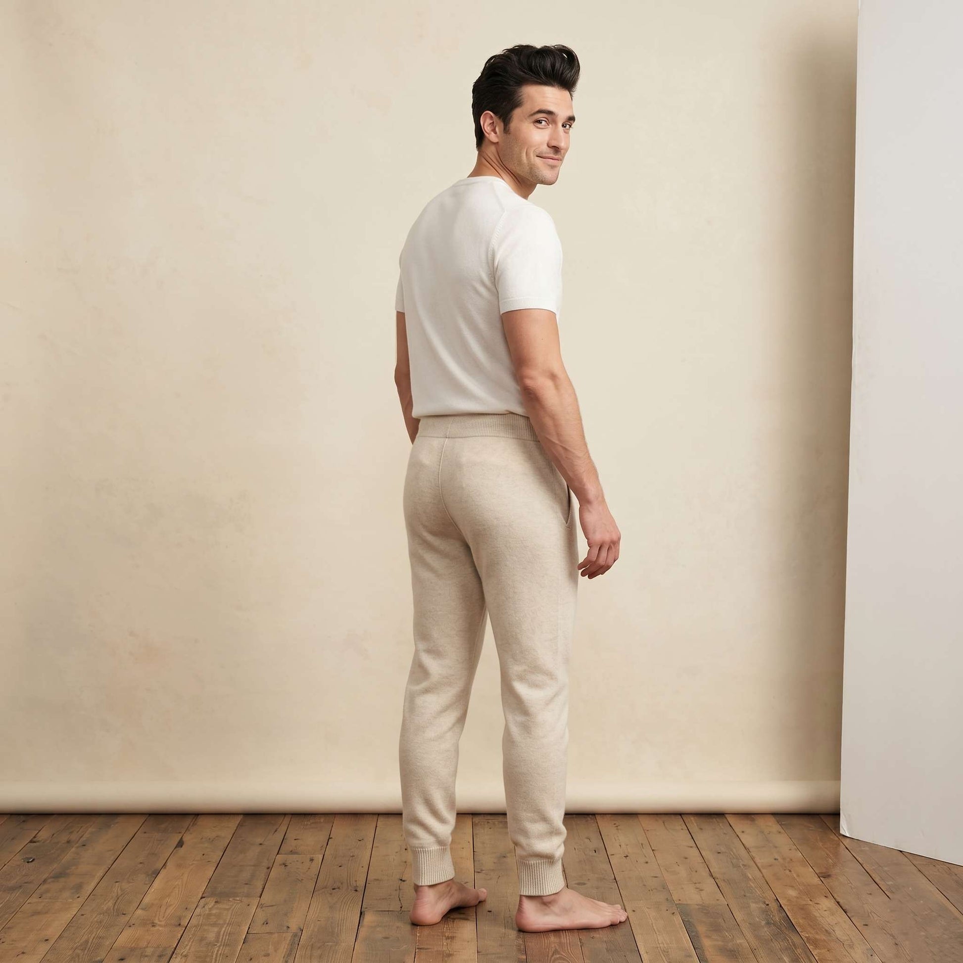 The Zenith Pure Himalayan Cashmere Jogger For Men — Himalayan cashmere, view 51