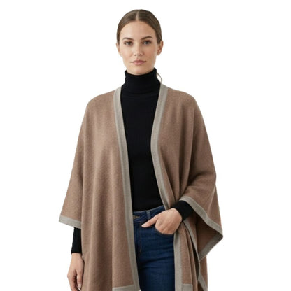 The Artisan Cape | 100% Undyed Pure Himalayan Cashmere