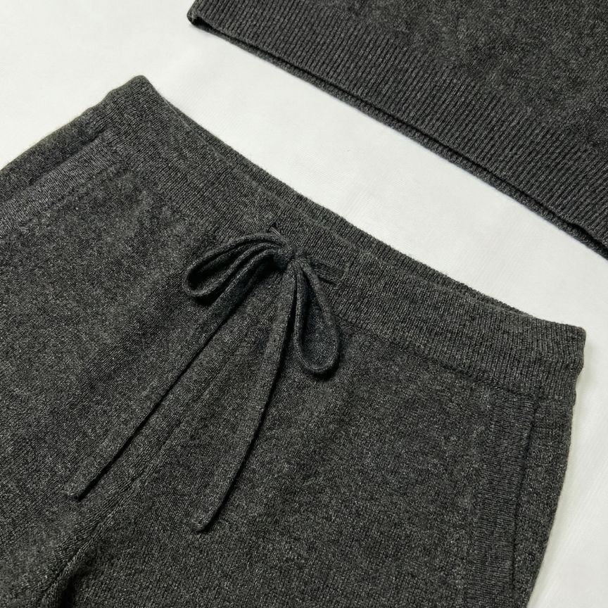 Dark Grey Melange Zenith Natural Jogger 