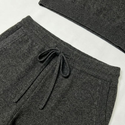 Dark Grey Melange Zenith Natural Jogger 