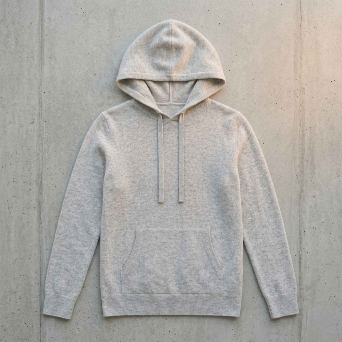 100% Undyed Cashmere Women's Hoodie — Chemical-Free Natural Chyangra Cashmere