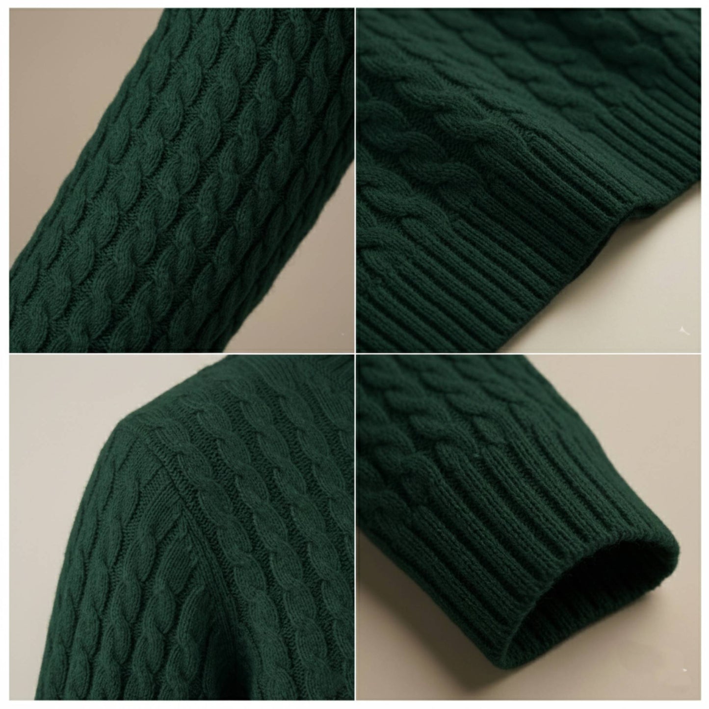 Grace Cable-Knit Cashmere Crewneck | 100% Pure Himalayan Women's Sweater