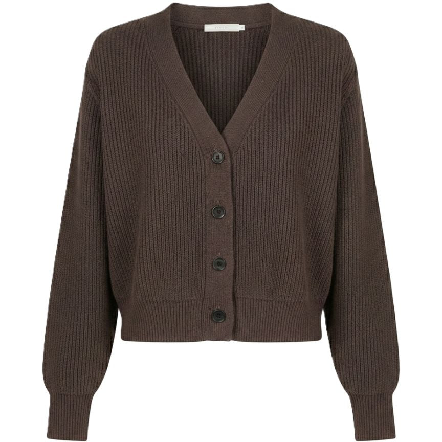 The Lhotse V-Neck Cardigan Chunky Knit Himalayan Cashmere For Women