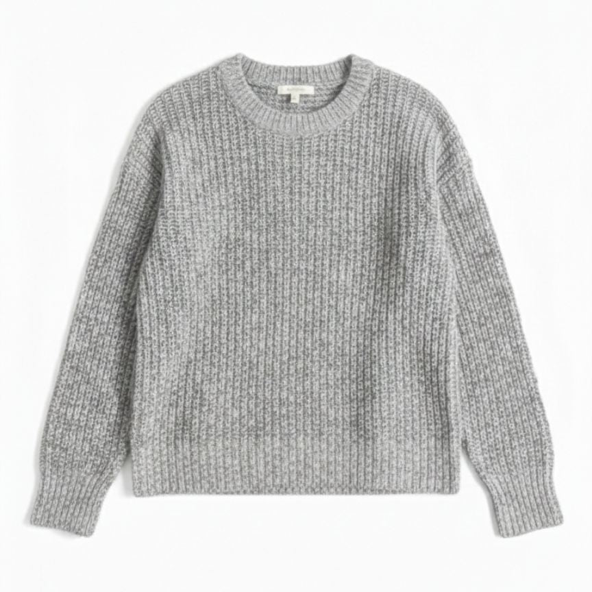 Ella Ribbed Hand-Knitted Himalayan Cashmere Sweater For Women