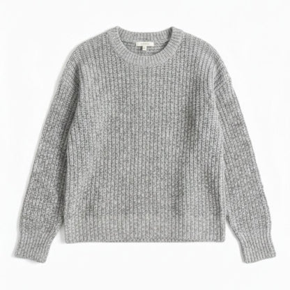 Ella Ribbed Hand-Knitted Himalayan Cashmere Sweater For Women