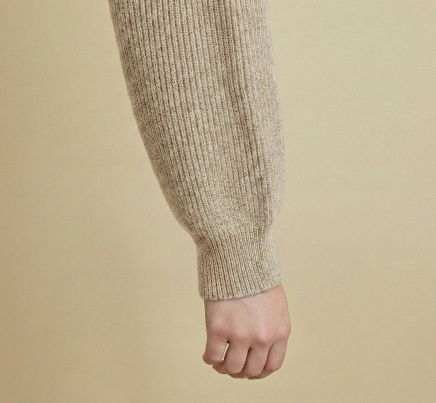 The Lhotse V-Neck Cardigan Undyed Himalayan Cashmere For Women