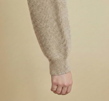 The Lhotse V-Neck Cardigan Undyed Himalayan Cashmere For Women