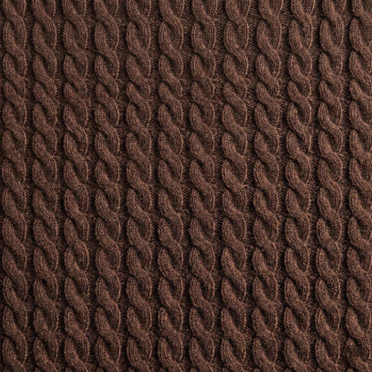 Men's cable-knit cashmere sweater, Atlas in Brown - view 2