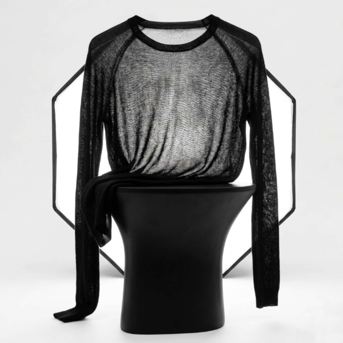 Gossamer Cashmere Ultra-Fine Sheer Sweater For Women