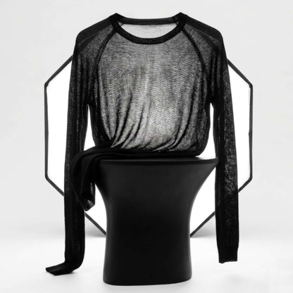 Gossamer Cashmere Ultra-Fine Sheer Sweater For Women