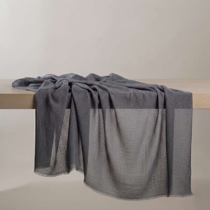 Himalayan Mist and Twilight Grey Cashmere Pashmina Shawl