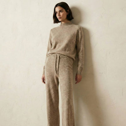The Zenith Natural Sweatpant Undyed Himalayan Cashmere For Women
