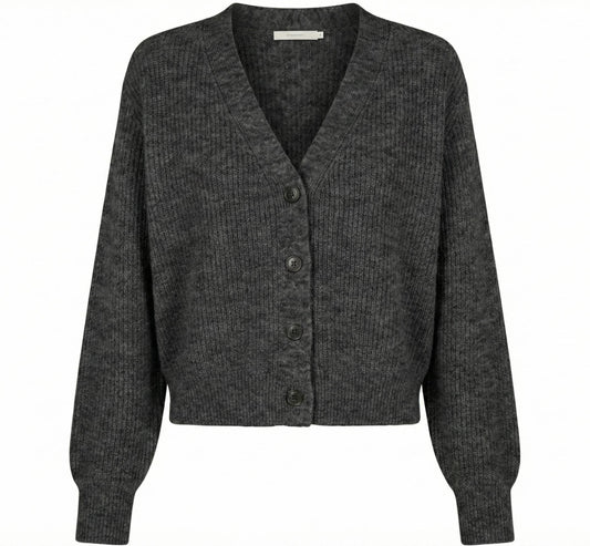 The Lhotse V-Neck Cardigan | Heavyweight 500g Chunky Knit (Undyed)