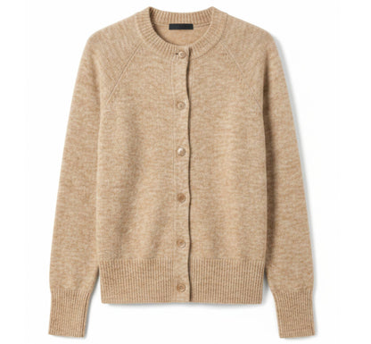 Undyed Himalayan Cashmere Pokhara Cardigan For Women