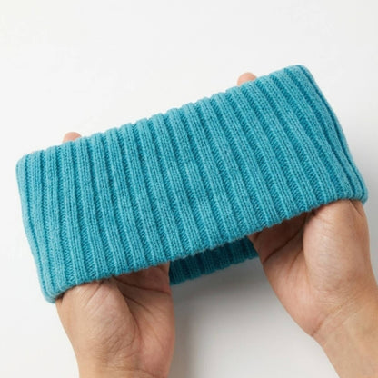 Aura Headband | 100% Pure Himalayan Cashmere Ear Warmer | 2-Ply 16 Micron Hand-Knit Wrap