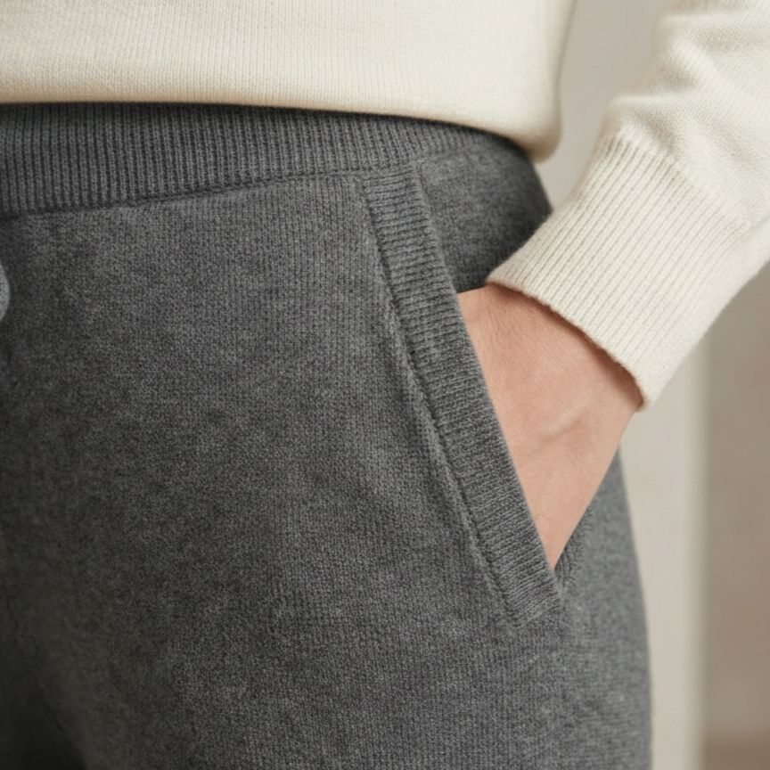 The Zenith Natural Jogger | 100% Undyed Pure Himalayan Cashmere