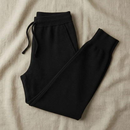 Exclusive Black Himalayan Cashmere Zenith Jogger