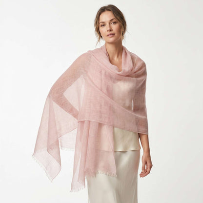 Pink and Rose Heritage Cashmere Pashmina Shawl