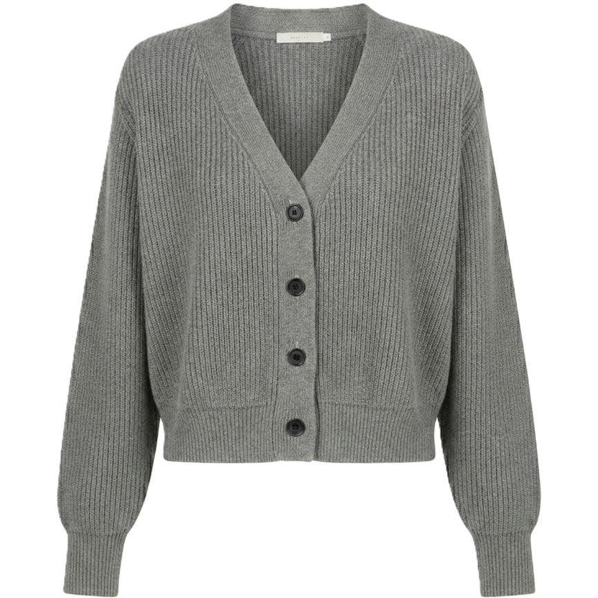 The Lhotse V-Neck Cardigan Chunky Knit Himalayan Cashmere For Women