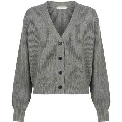 The Lhotse V-Neck Cardigan Chunky Knit Himalayan Cashmere For Women