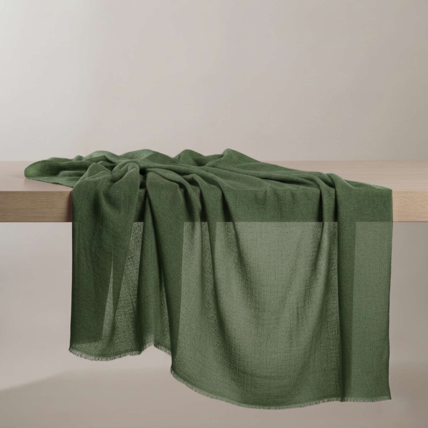 Jewel Tones and Mountain Skies Cashmere Pashmina Shawl