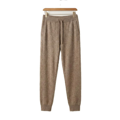 Oatmeal Melange The Zenith Natural Jogger | 100% Undyed Pure Himalayan Cashmere