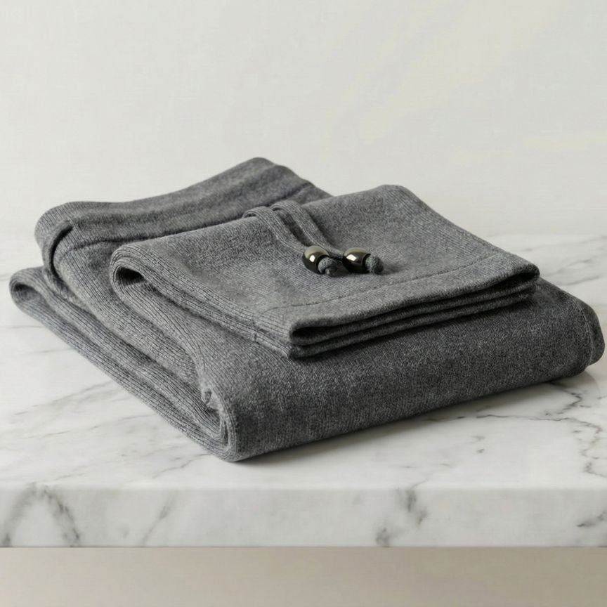 The Zenith Natural Sweatpant Undyed Himalayan Cashmere For Women