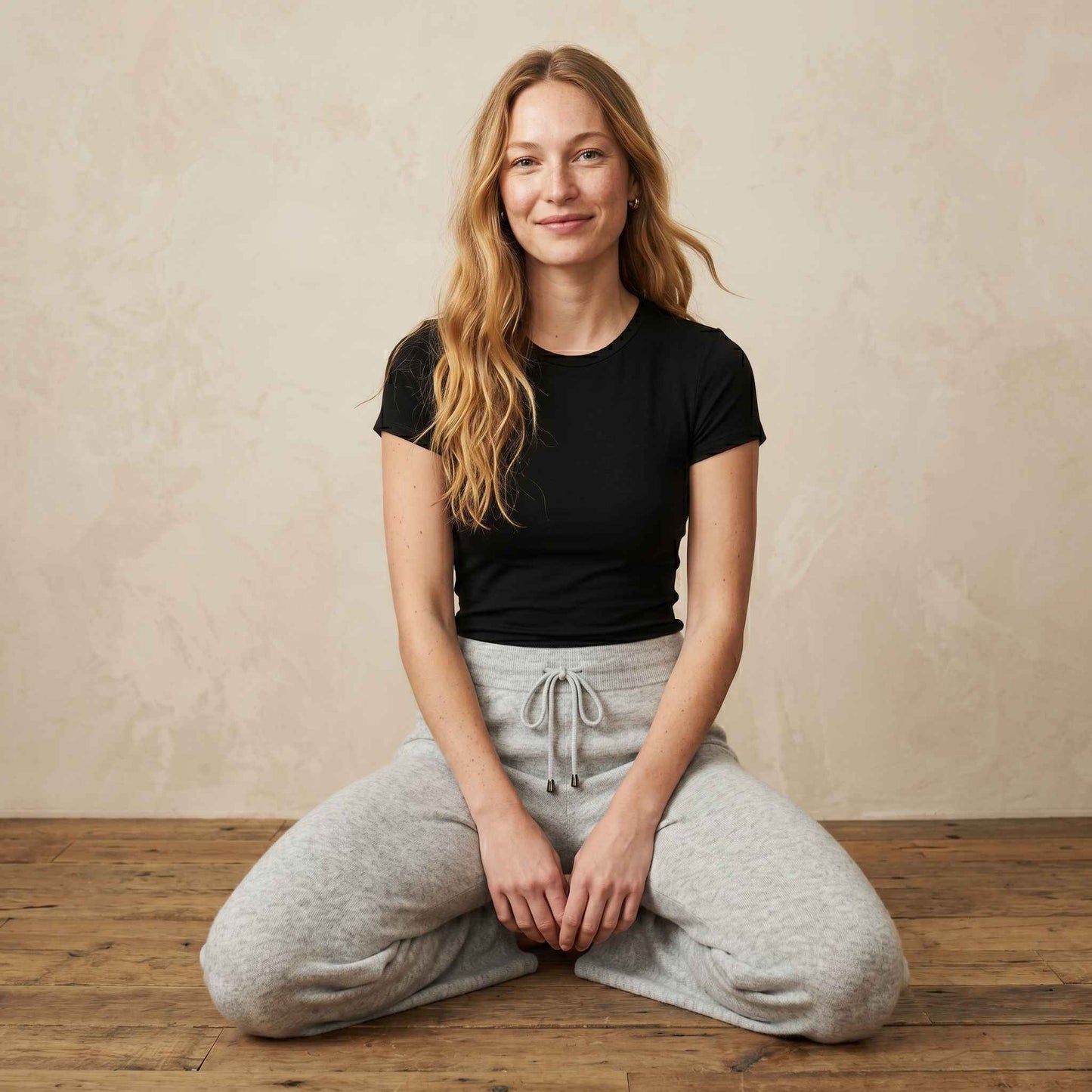 The Zenith Natural Sweatpant Undyed Himalayan Cashmere For Women
