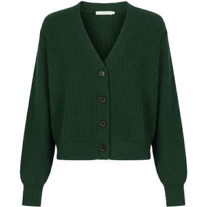 The Lhotse V-Neck Cardigan Chunky Knit Himalayan Cashmere For Women
