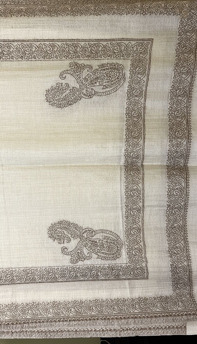 100% Pure Himalayan Cashmere Pashmina Shawl - Signature Neutral & Pattern Collection