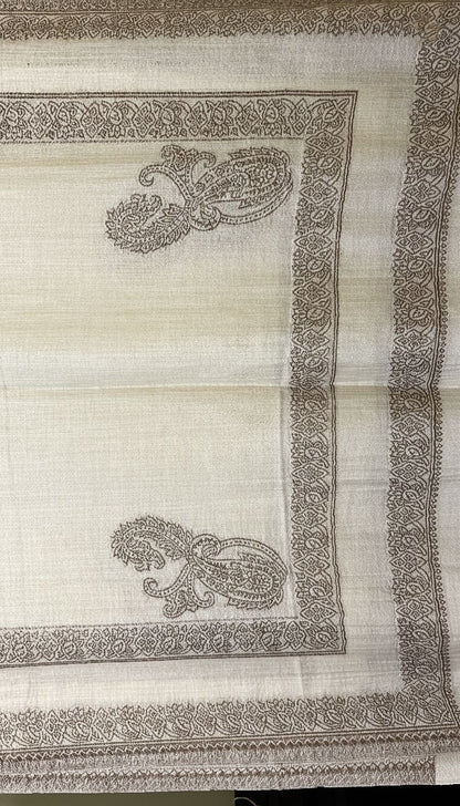 100% Pure Himalayan Cashmere Pashmina Shawl - Signature Neutral & Pattern Collection