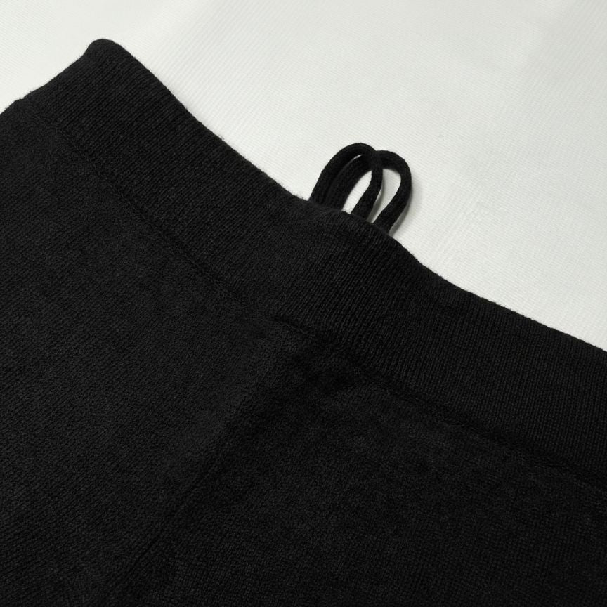 Authentic Black Himalayan Cashmere Zenith Jogger