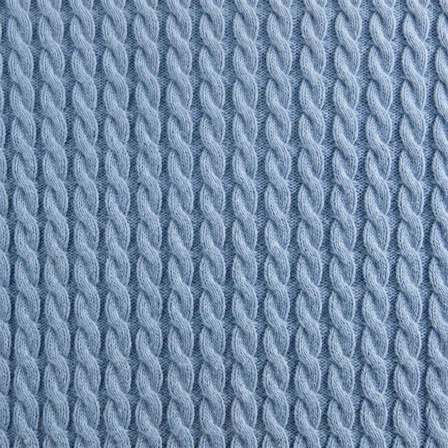 Men's cable-knit cashmere sweater, Atlas in Sky Blue - view 6