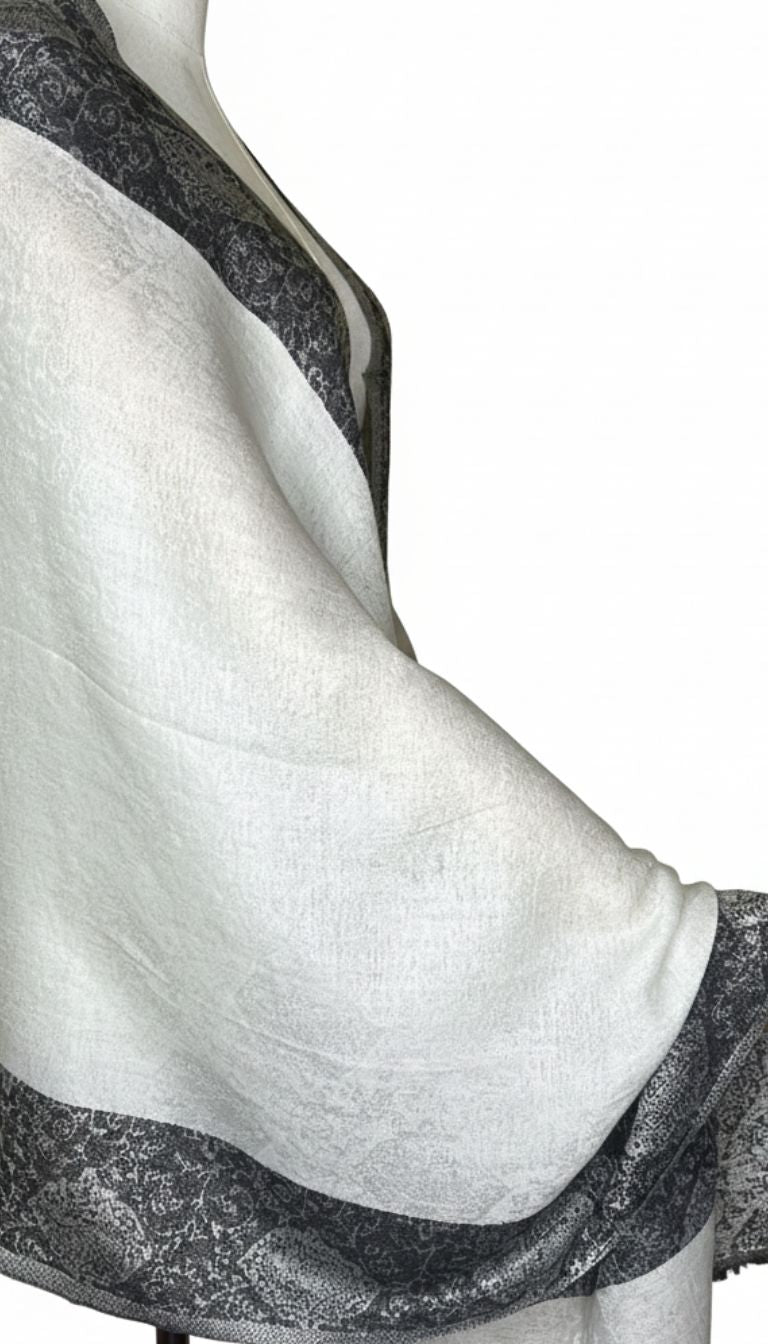 100% Pure Himalayan Cashmere Pashmina Shawl - Signature Neutral & Pattern Collection