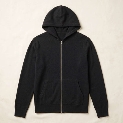 Original Kora Zip Himalayan Cashmere Hoodie For Men — Himalayan cashmere, view 16