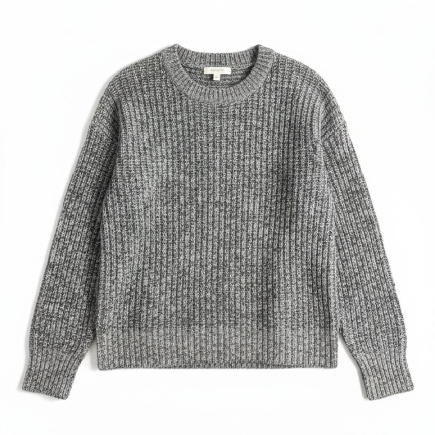 Ella Ribbed Hand-Knitted Himalayan Cashmere Sweater For Women