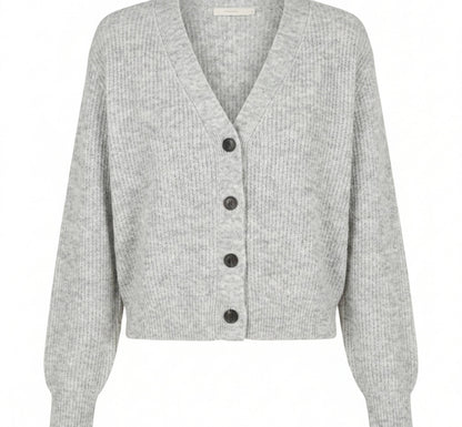 The Lhotse V-Neck Cardigan Undyed Himalayan Cashmere For Women