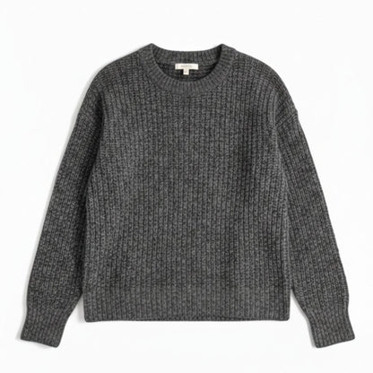 Ella Ribbed Hand-Knitted Himalayan Cashmere Sweater For Women