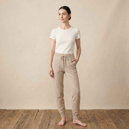 The Zenith Natural Jogger Undyed Himalayan Cashmere For Women
