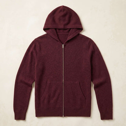 Original Kora Zip Himalayan Cashmere Hoodie For Men — Himalayan cashmere, view 11