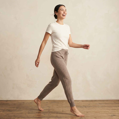 The Zenith Natural Jogger Undyed Himalayan Cashmere For Women