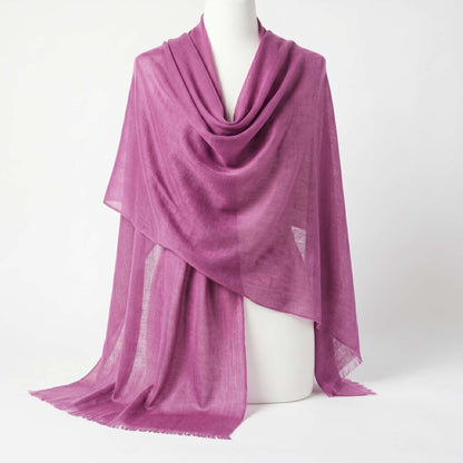 Pink and Rose Heritage Cashmere Pashmina Shawl