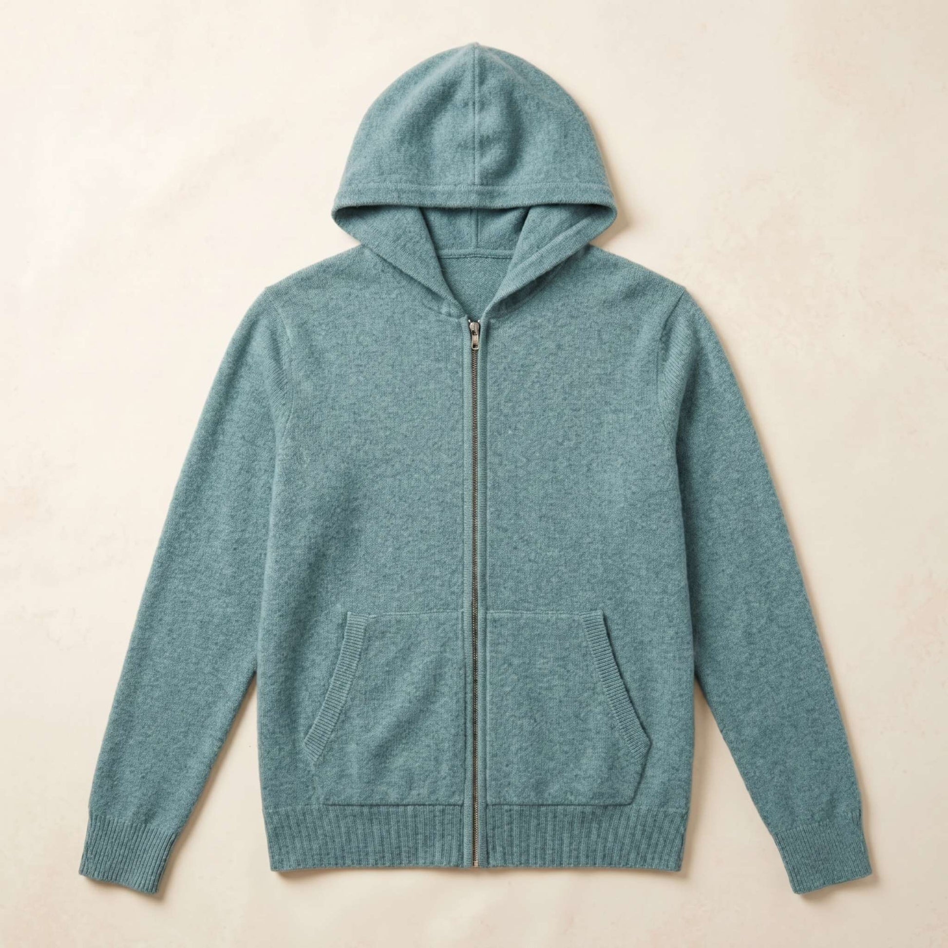 Original Kora Zip Himalayan Cashmere Hoodie For Men — Himalayan cashmere, view 6