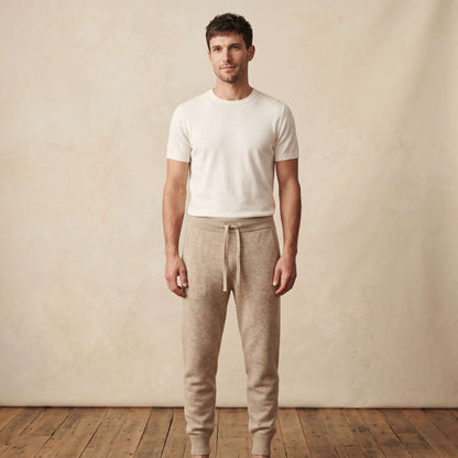 Zenith Natural Undyed Himalayan Cashmere Jogger For Men — Himalayan cashmere, view 24