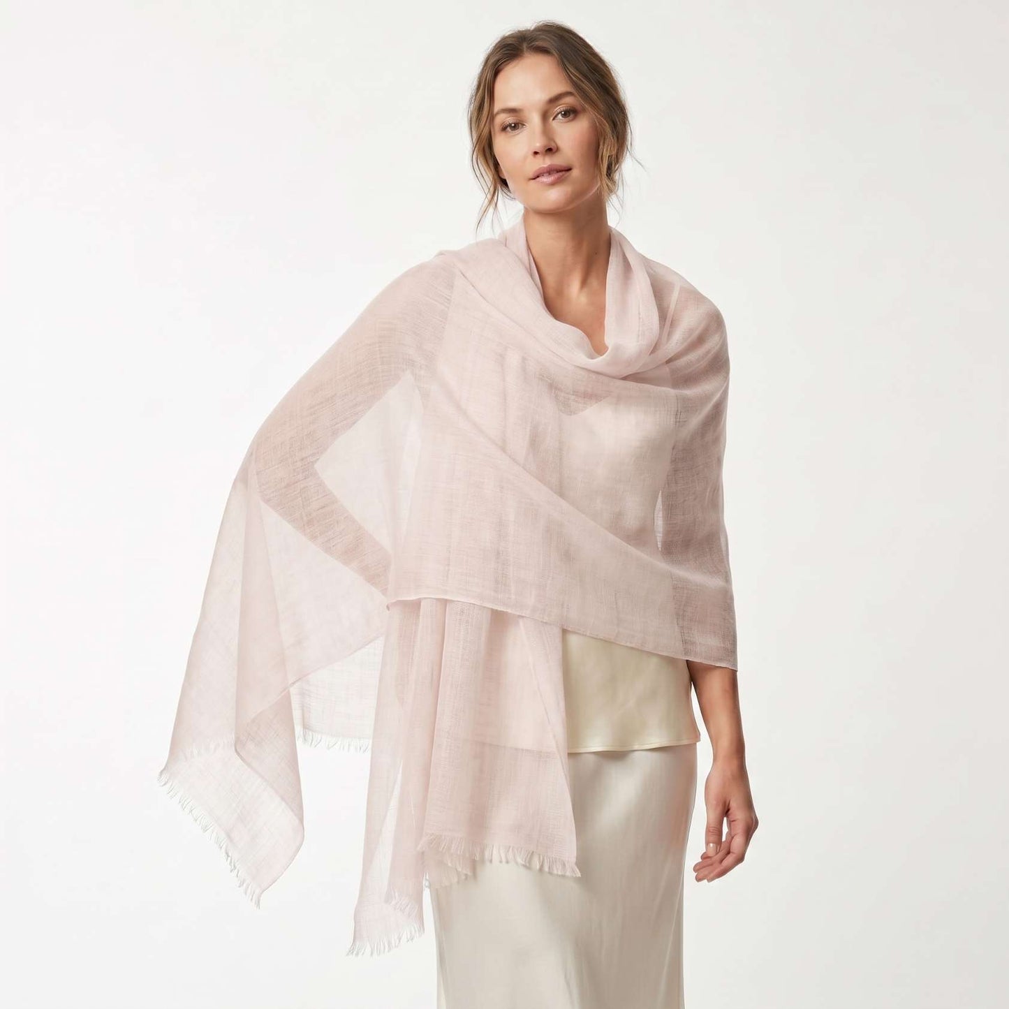 Pink and Rose Heritage Cashmere Pashmina Shawl