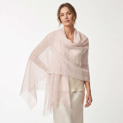 Pink and Rose Heritage Cashmere Pashmina Shawl