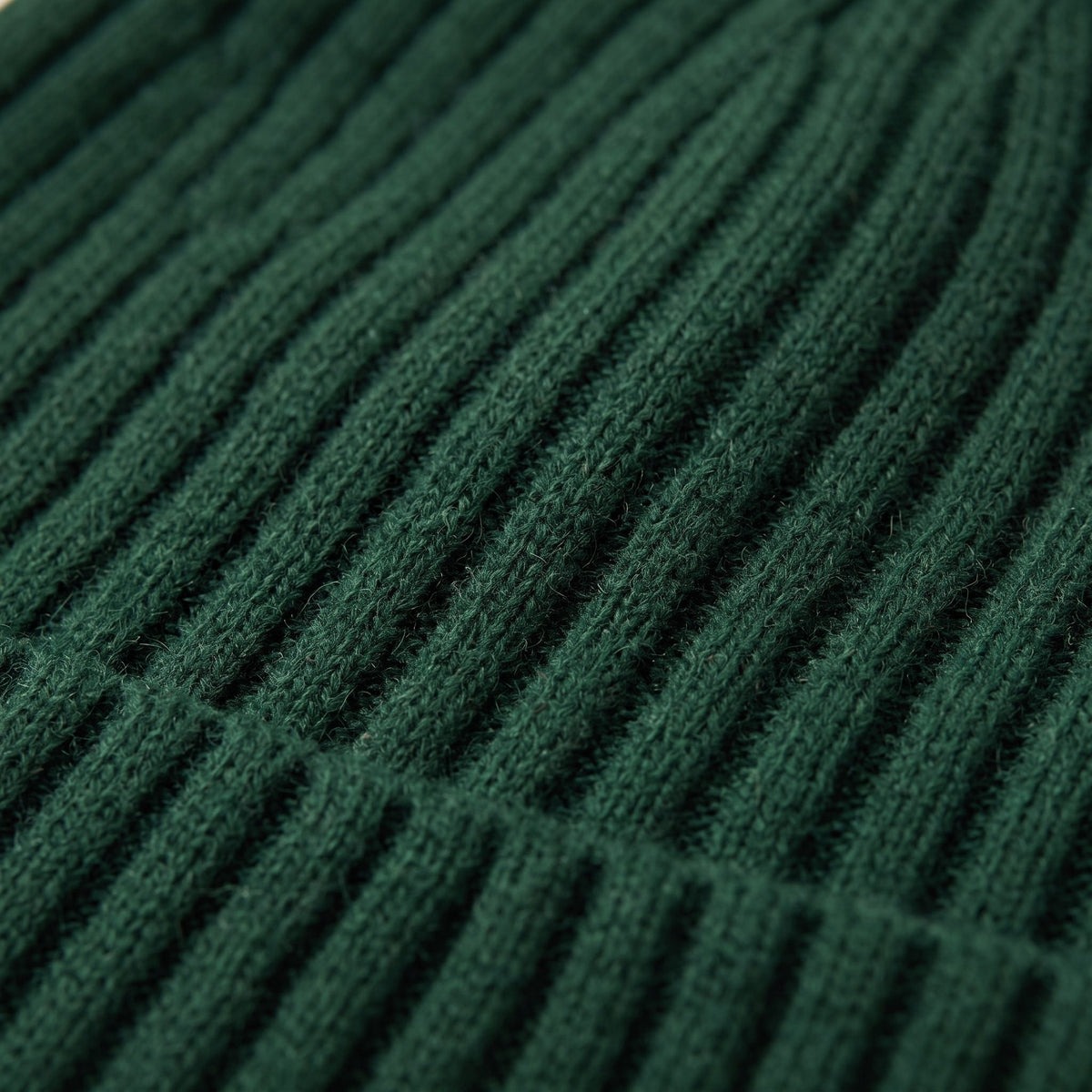 HPB03 Men's Cashmere Beanie - Haven Ribbed Pine 2